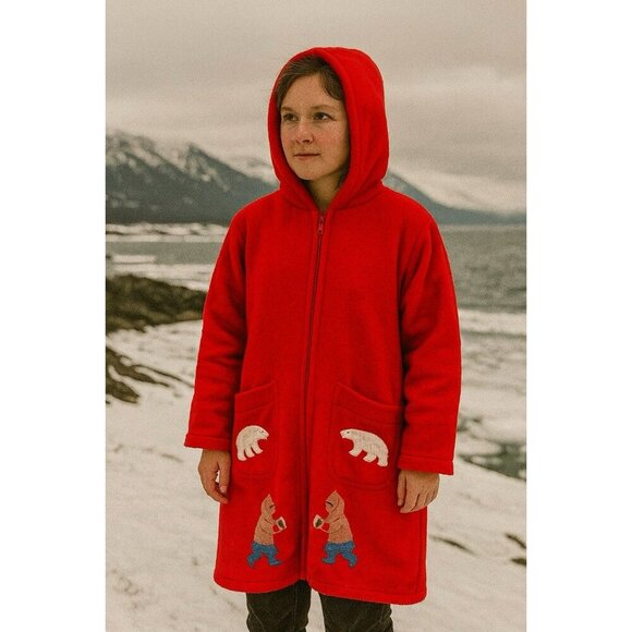 Vintage Red Jackets & Blazers - Vintage Inuvik Parka Enterprise Jacket Red